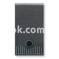 Кнопка с подсветкой 1P NO 20A-250v, чёрный, AVE 45305G